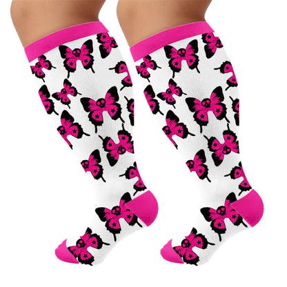 Plusock Plus Size Dark Fairy Compression Socks - image 10