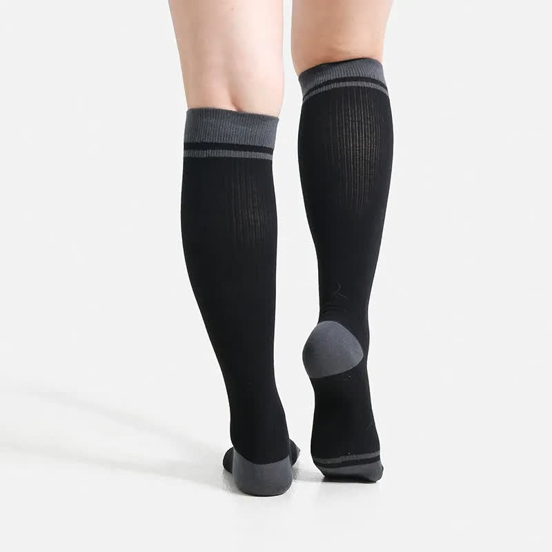 Plusock Plus Size Solid Color Sport Compression Socks - image 3