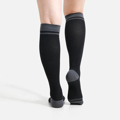 Plusock Plus Size Solid Color Sport Compression Socks - image 3