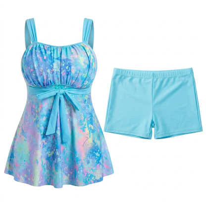 Plusock Tie‑Dye Two-Piece Swim Dress - image 6