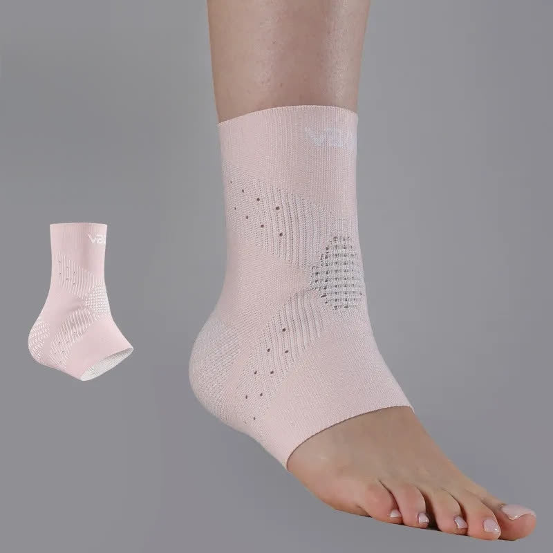 Plusock Plus Size 3D Knitted Ankle Braces - Pink - XL - image 3
