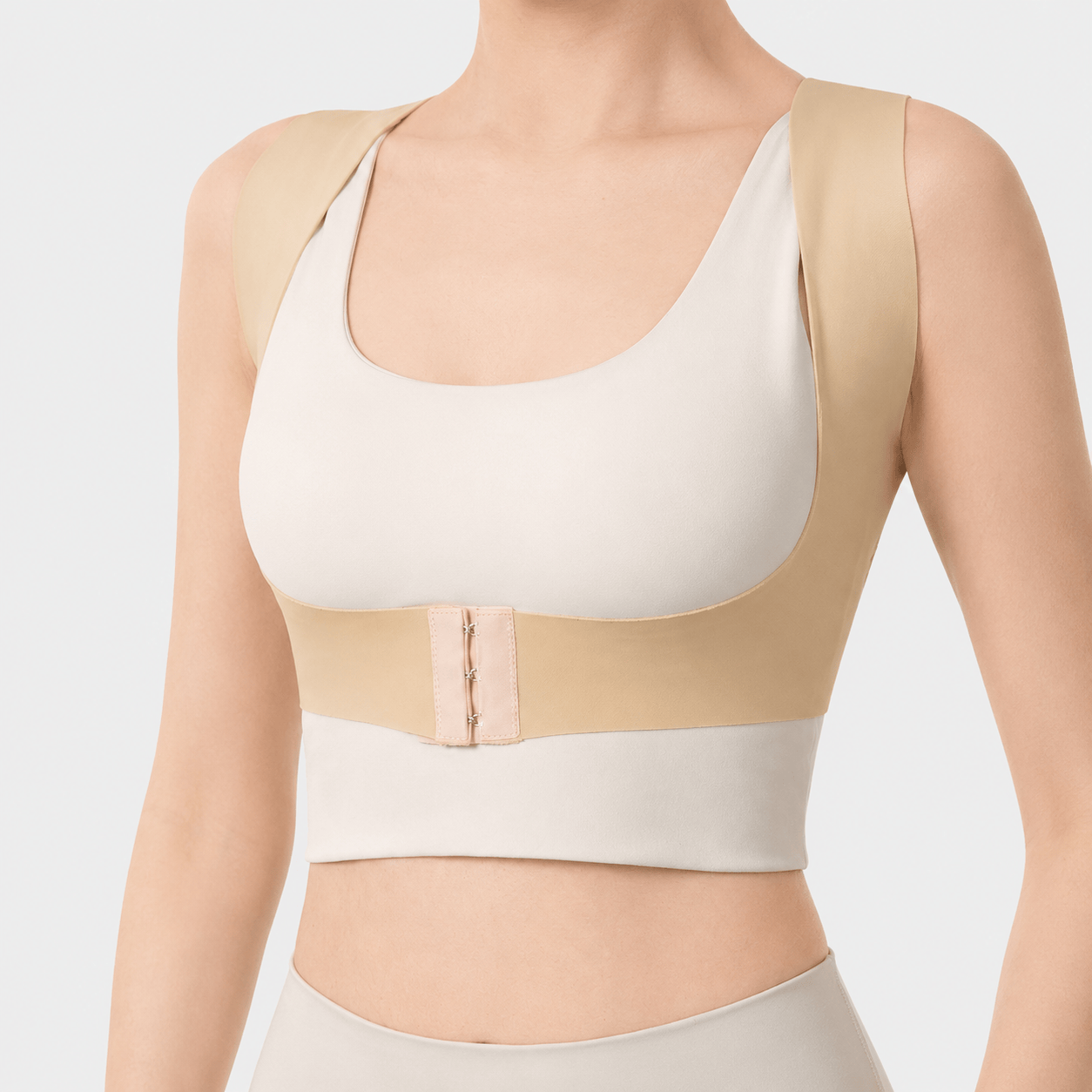 Plusock X Back Posture Corrector Brace - Nude - L - image 0