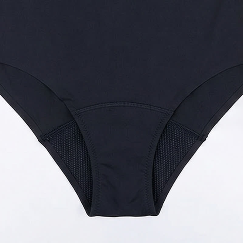 Plusock Minimal Scoop Neck One-Piece Swimsuit - image 7