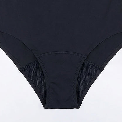 Plusock Minimal Scoop Neck One-Piece Swimsuit - image 7