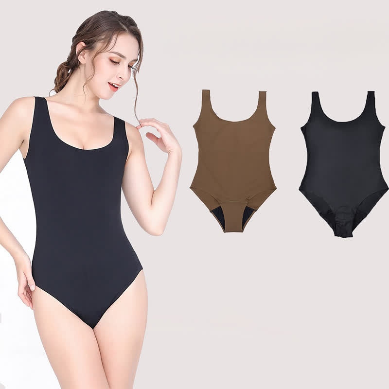 Plusock Minimal Scoop Neck One-Piece Swimsuit - image 8