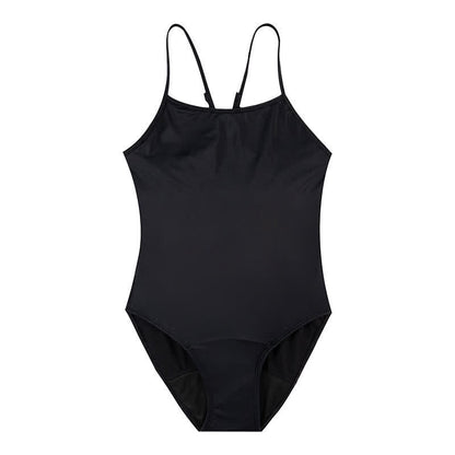 Plusock Minimalist Black One-Piece Swimsuit - image 3