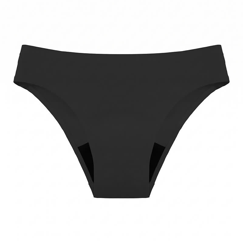 Plusock Seamless High Cut Panty - Black - 4XL - image 4