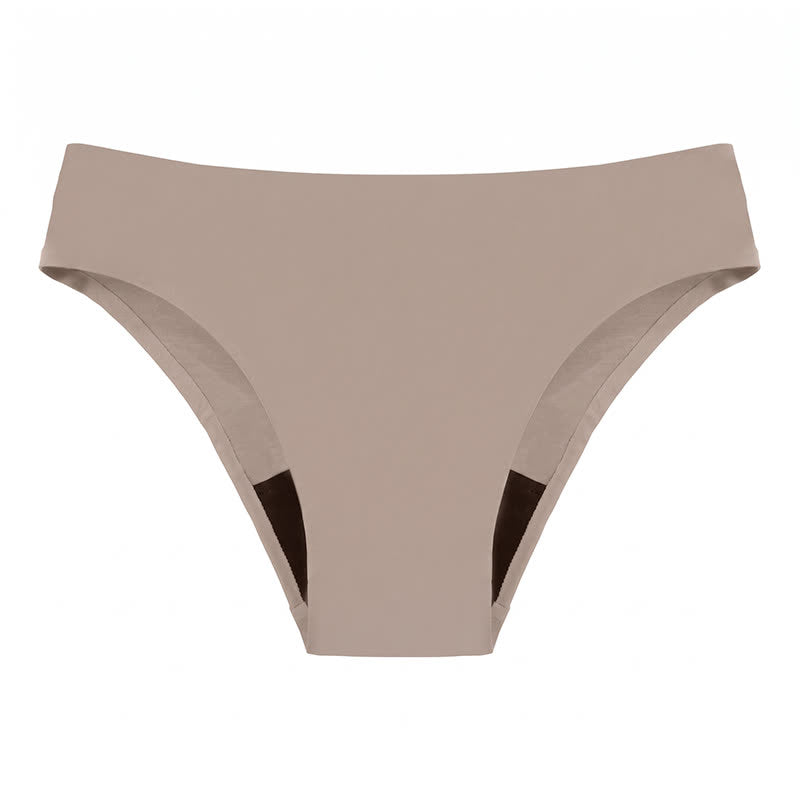 Plusock Seamless High Cut Panty - Khaki - 4XL - image 7