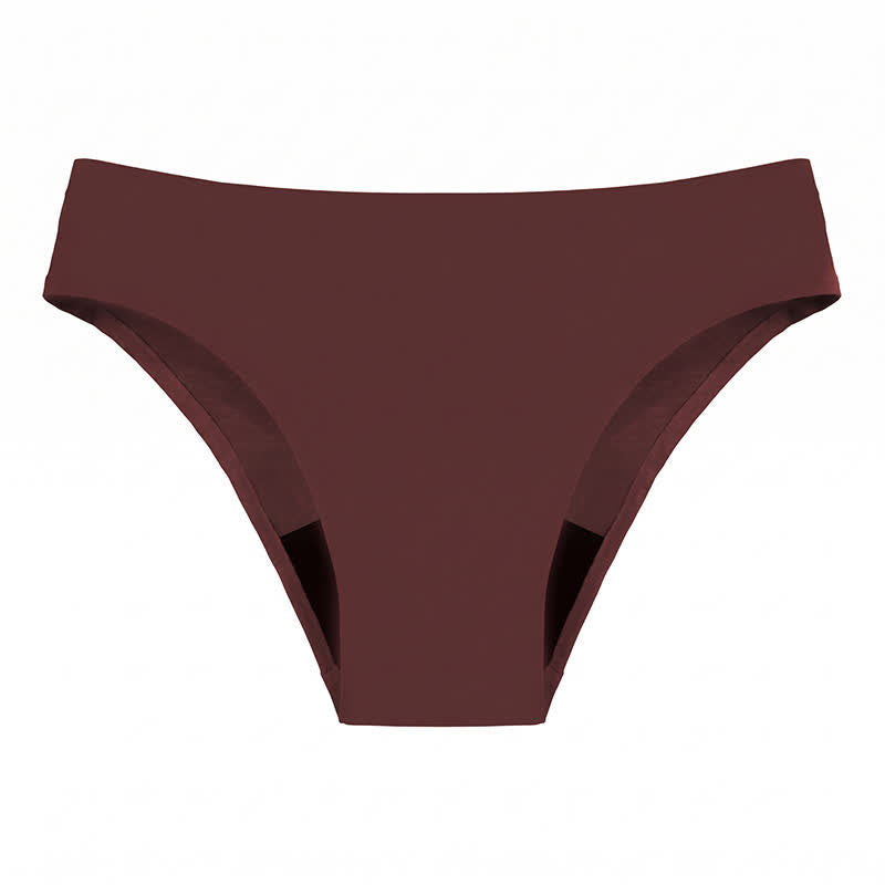 Plusock Seamless High Cut Panty - Brown - 4XL - image 9