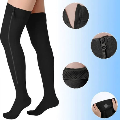 Plusock Side-Zip Compression Socks - image 3