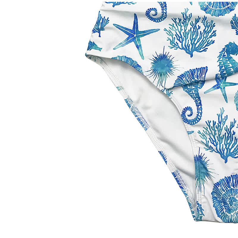 Plusock Ruched Skirted One-Piece Swimsuit - image 5