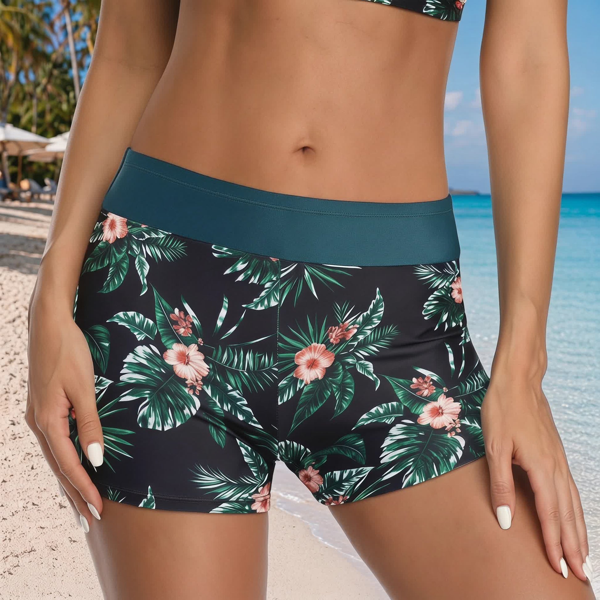 Plusock Sport Tankini Three-Piece Tankini Set - image 11