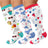 Multicolor(3 Pairs) / 2XL