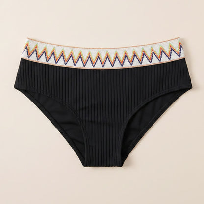 Plusock Curvy High Waist Ribbed Bikini Set - image 7