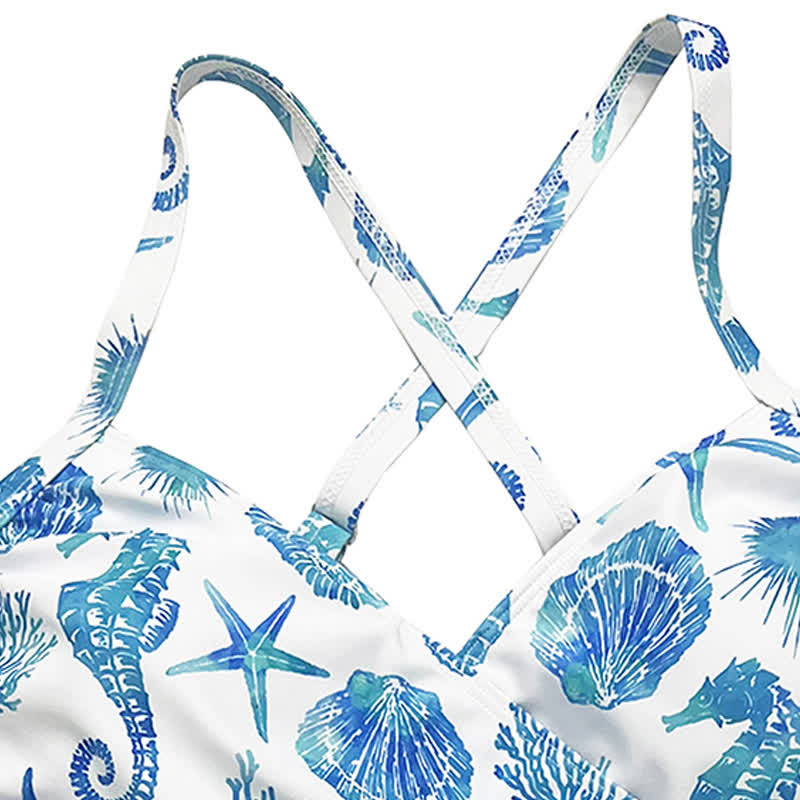 Plusock Ruched Skirted One-Piece Swimsuit - image 6