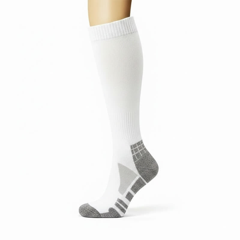 Plusock Classic Ribbed Compression Socks(5 Pairs) - image 1