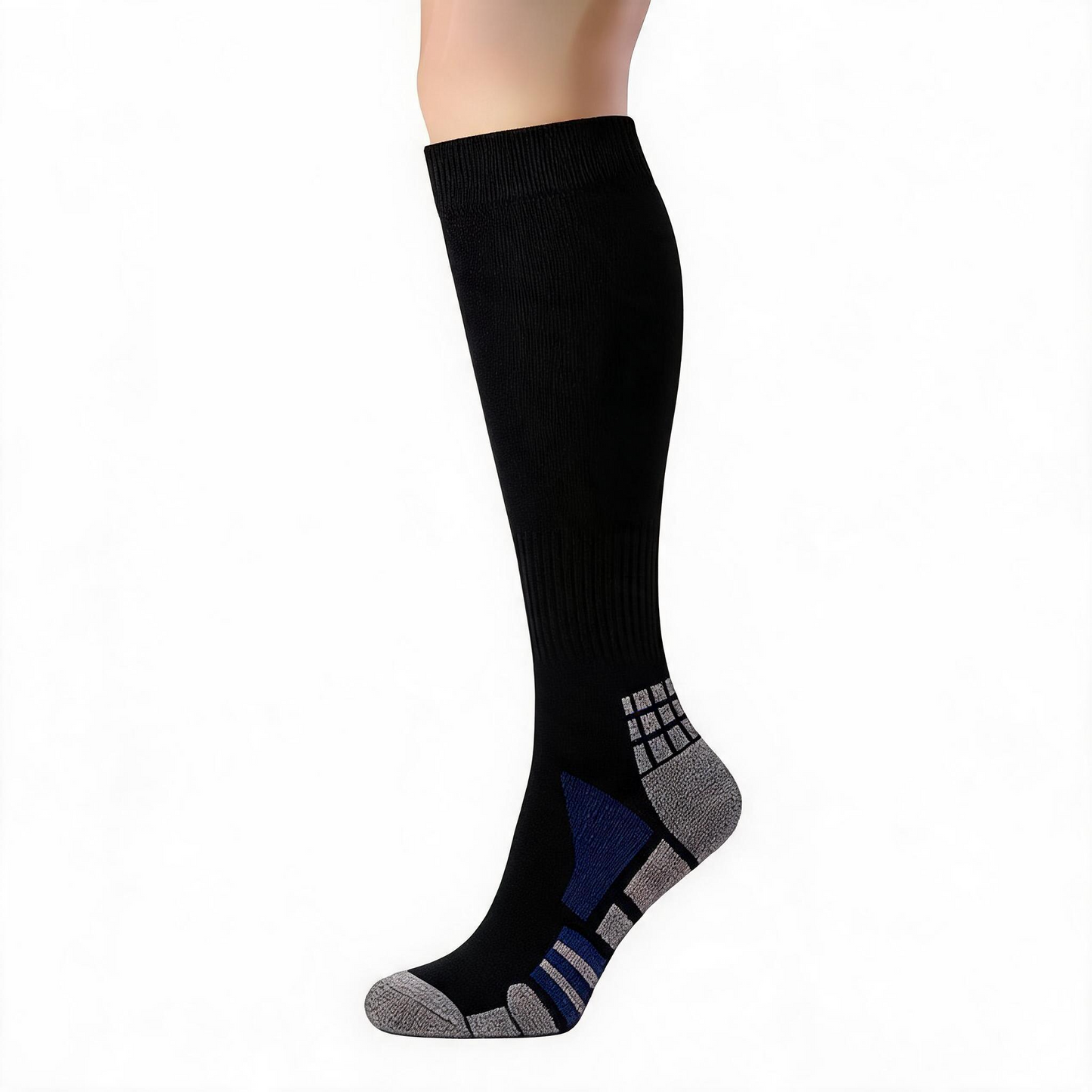 Plusock Classic Ribbed Compression Socks(5 Pairs) - image 2