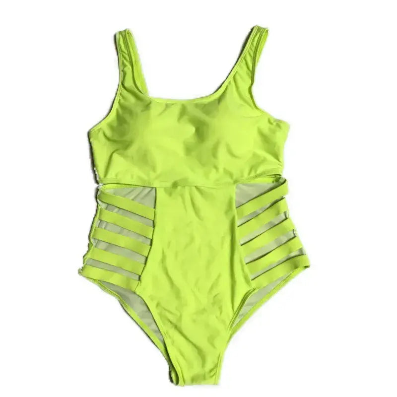 Plusock Cutout Splash Print One-Piece Swimsuit - image 11