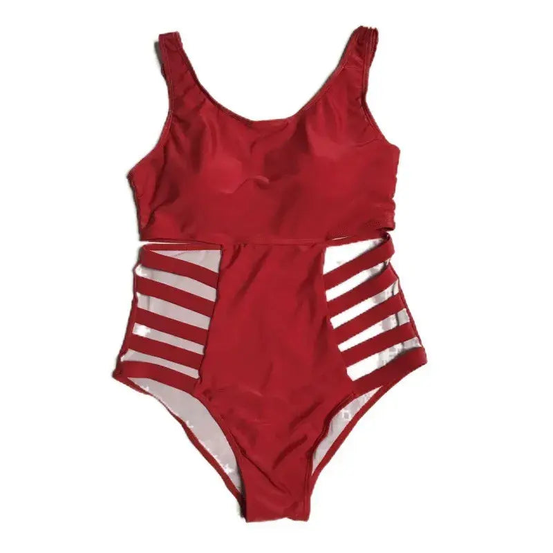 Plusock Cutout Splash Print One-Piece Swimsuit - image 8