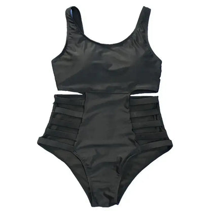 Plusock Cutout Splash Print One-Piece Swimsuit - image 10