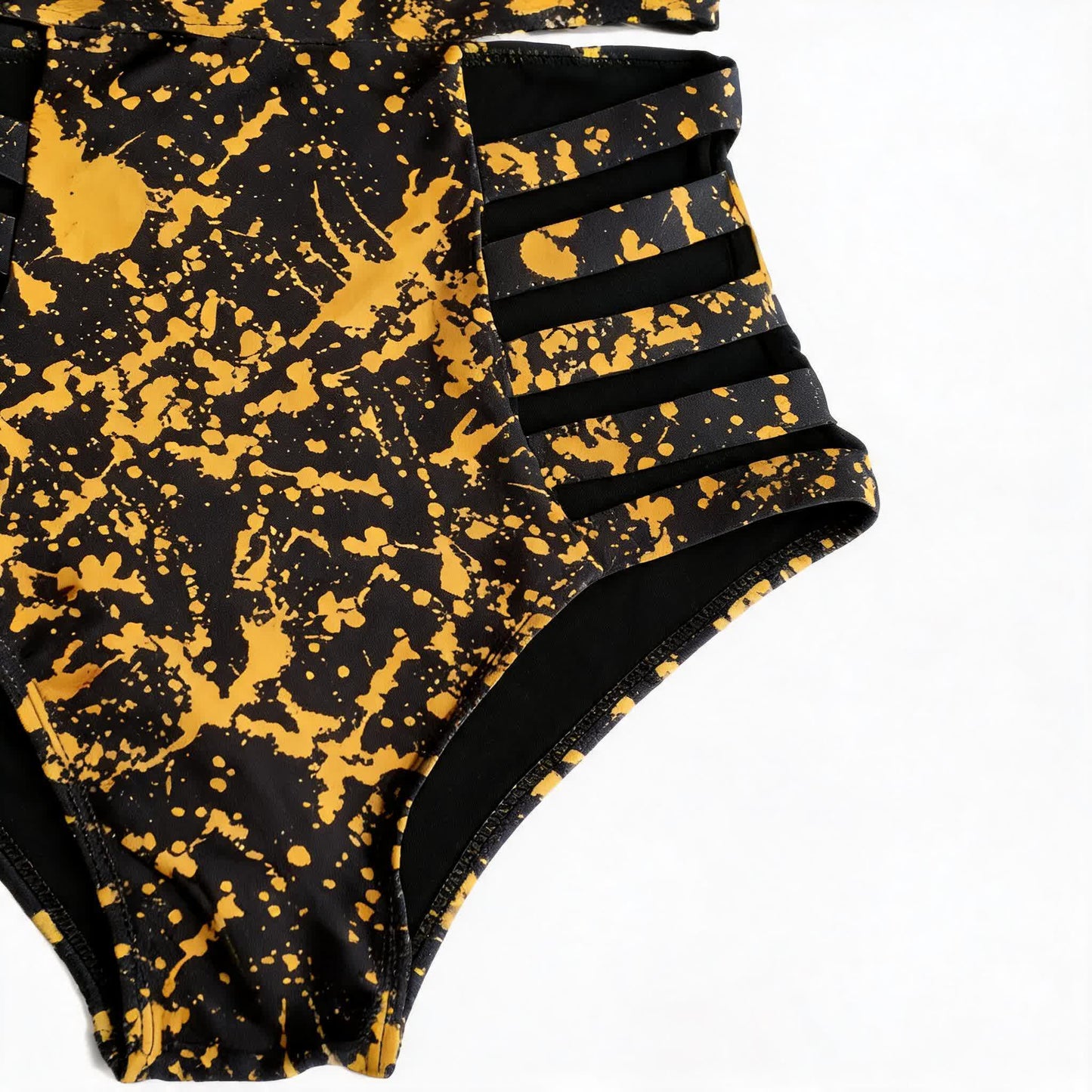 Plusock Cutout Splash Print One-Piece Swimsuit - image 7