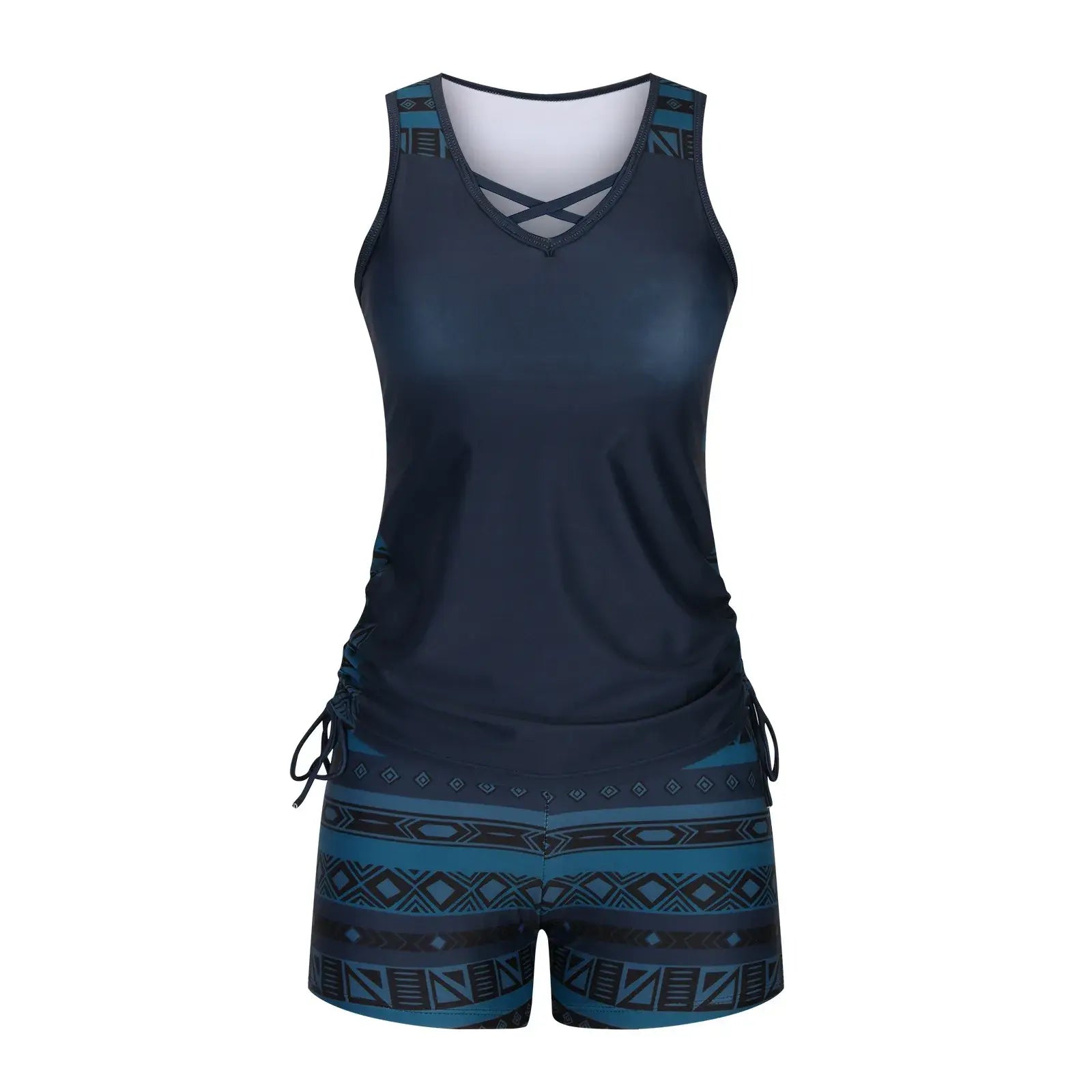 Plusock Floral Criss Cross Tankini Set - image 10