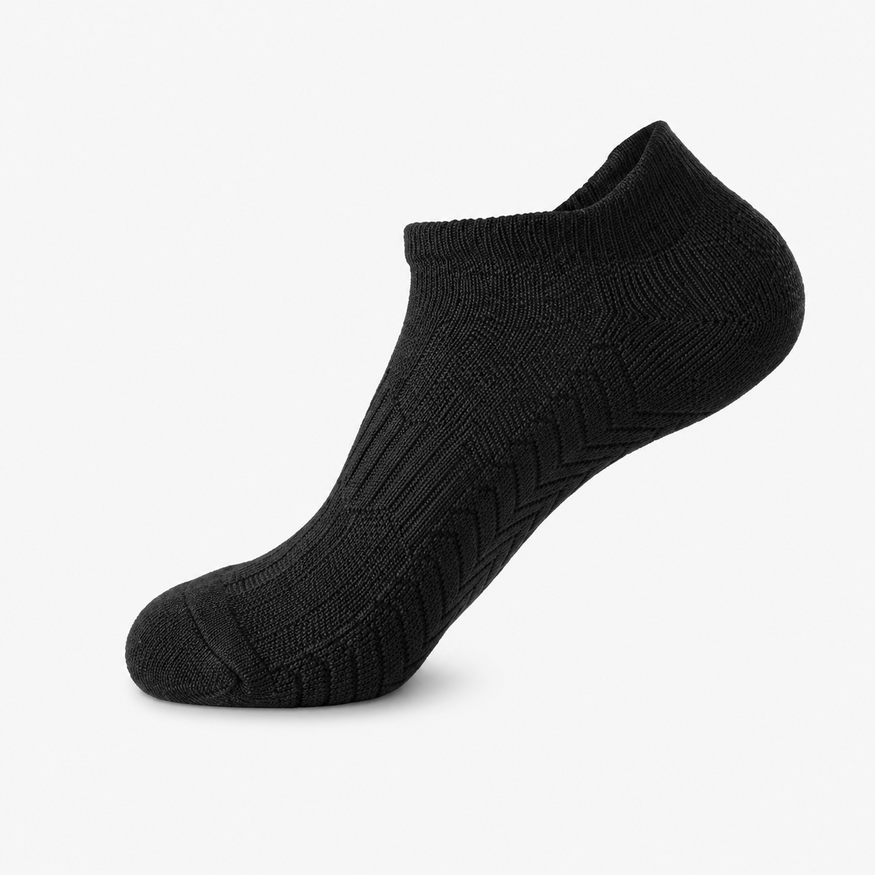 Plusock Sport Ankle Socks (4 Pairs) - Black - U36-43(US2.5-9.5) - image 6