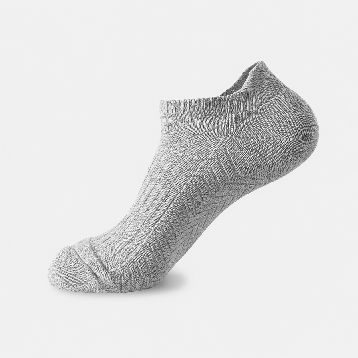 Plusock Sport Ankle Socks (4 Pairs) - Grey - U36-43(US2.5-9.5) - image 9