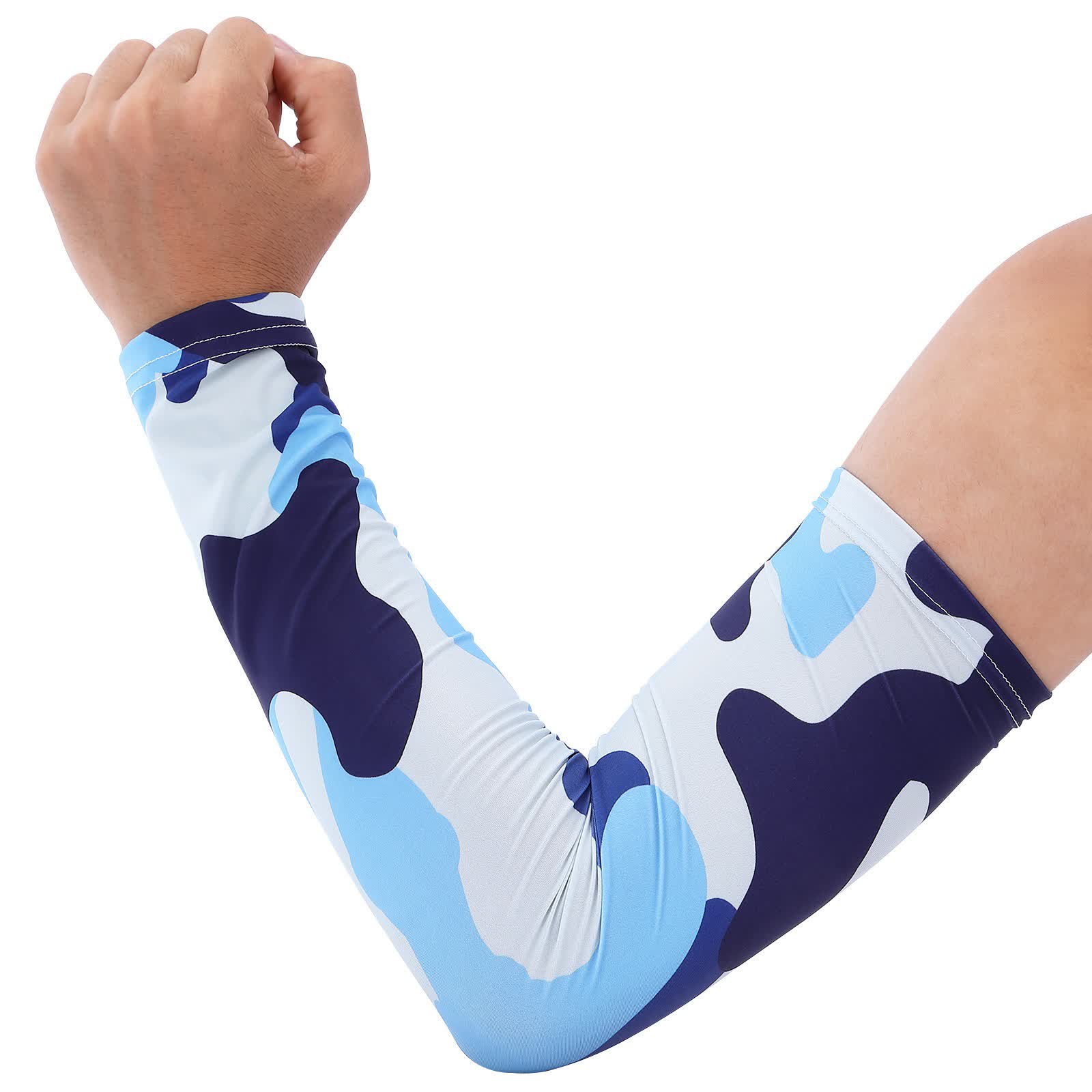 Plusock Galaxy Fade Cooling  Arm Sleeves(2 Pairs) - Blue - One Size - image 2