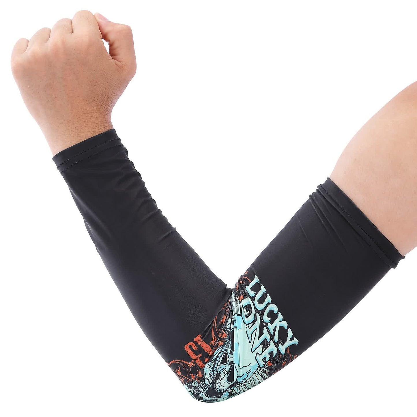 Plusock Galaxy Fade Cooling  Arm Sleeves(2 Pairs) - Black - One Size - image 3