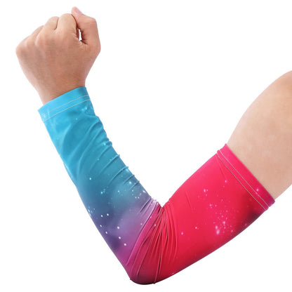 Plusock Galaxy Fade Cooling  Arm Sleeves(2 Pairs) - Pink - One Size - image 0