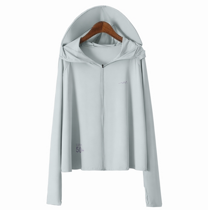Plusock Hooded Zip Sun Protection Jacket - image 12