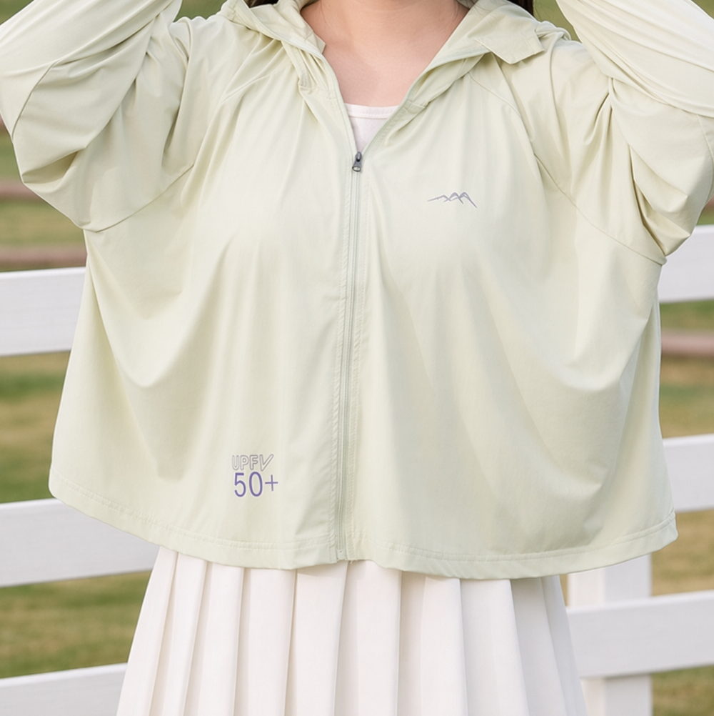 Plusock Hooded Zip Sun Protection Jacket - image 10