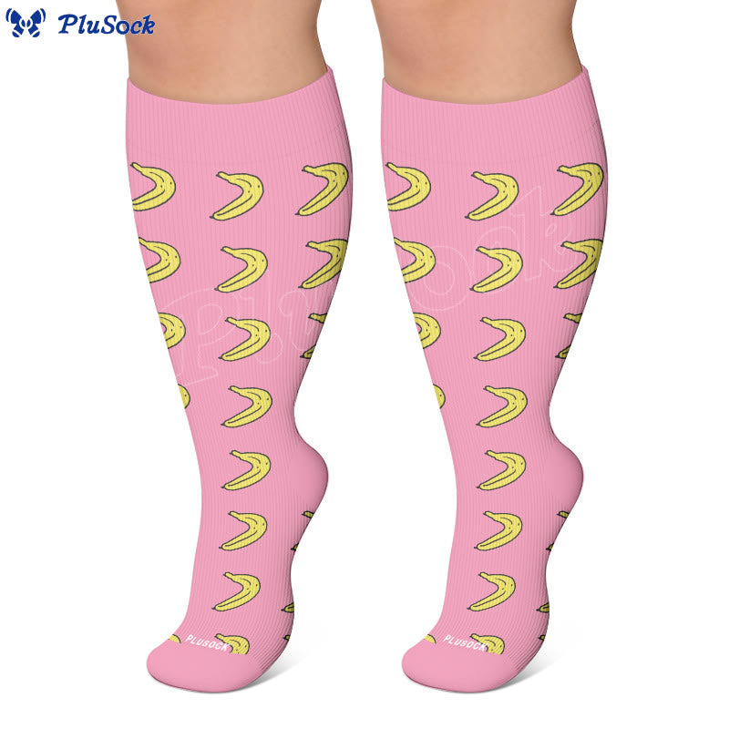 Plusock Plus Size Fruity Fun Compression Socks - image 2