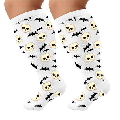 Plusock Plus Size Halloween Bat Compression Socks - image 9