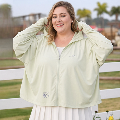 Plusock Hooded Zip Sun Protection Jacket - image 4