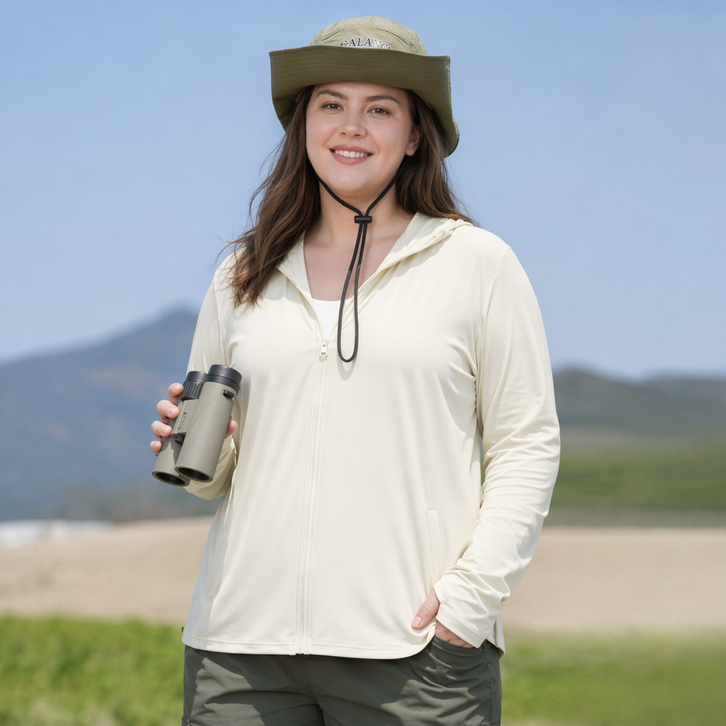 Plusock Lightweight Hooded Sun Protection Clothing - image 1