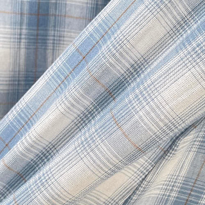 Plusock Plus Size Cotton Plaid Shirt and Cami Dress Lounge Set - image 5