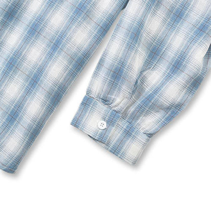 Plusock Plus Size Cotton Plaid Shirt and Cami Dress Lounge Set - image 4