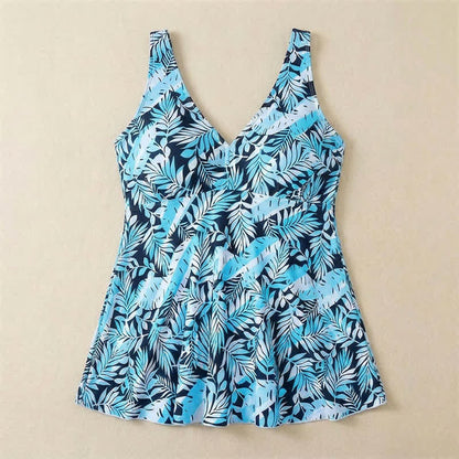 Plusock Floral Skirted Swim Dress - image 34