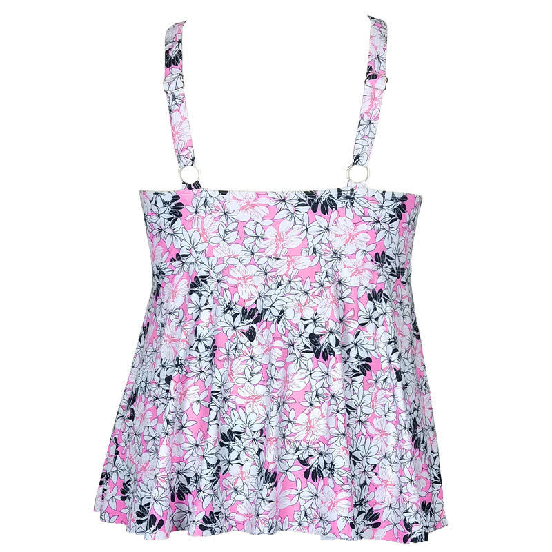 Plusock Floral Skirted Swim Dress - image 30
