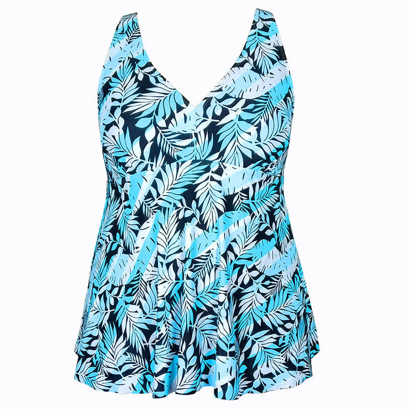Plusock Floral Skirted Swim Dress - image 32
