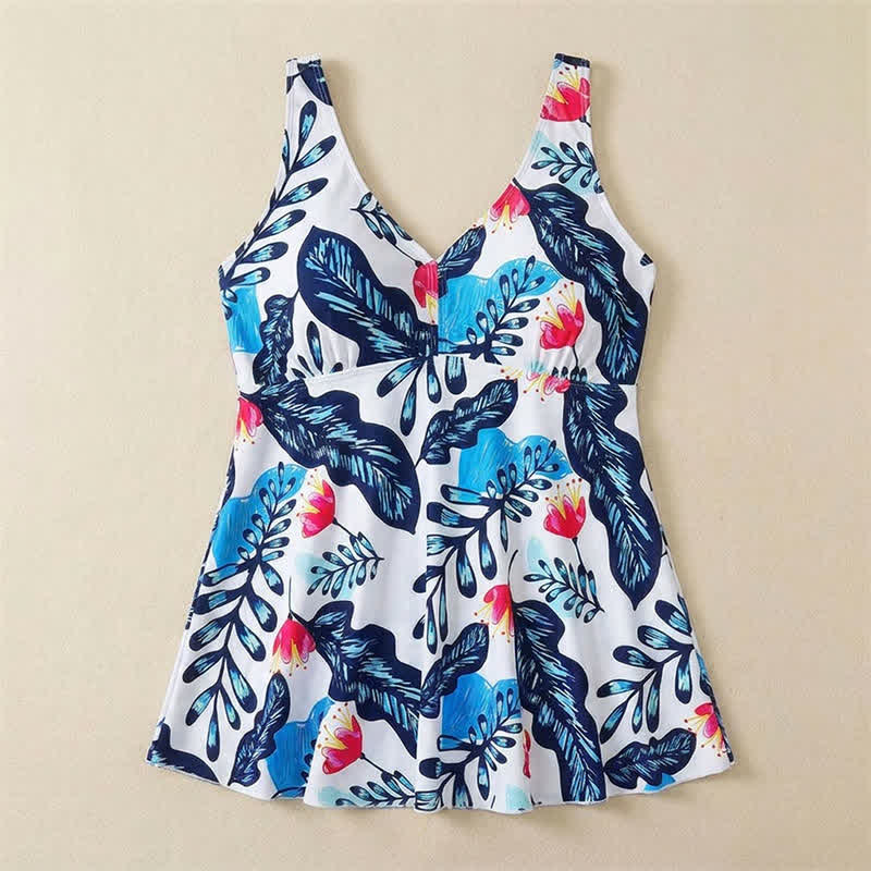 Plusock Floral Skirted Swim Dress - image 27