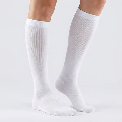 Plusock Plus Size Solid Color Anti-slip Compression Socks(6 Pairs) - image 3