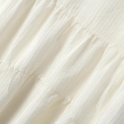Plusock Textured Tencel Blend Puff Sleeve Midi Dress - image 3