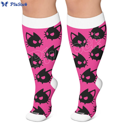 Plusock Plus Size Cartoon Alt Compression Socks - image 7