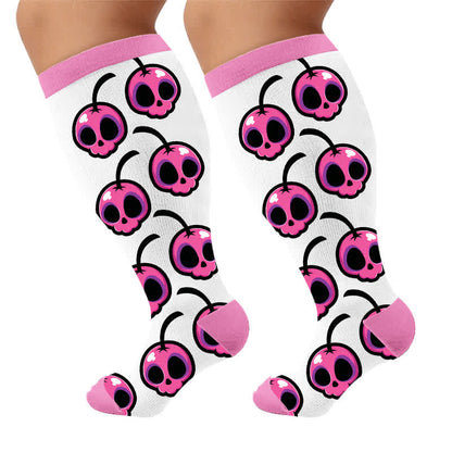 Plusock Plus Size Cartoon Alt Compression Socks - image 9