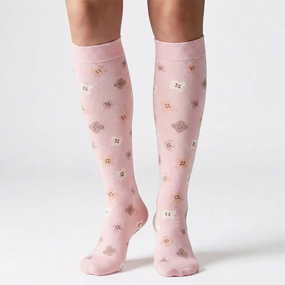 Plusock Flower Leaves Compression Socks(6 Pairs) - image 2