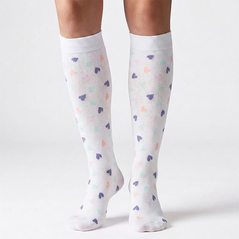Plusock Cute Star Pattern Compression Socks(6 Pairs) - image 5