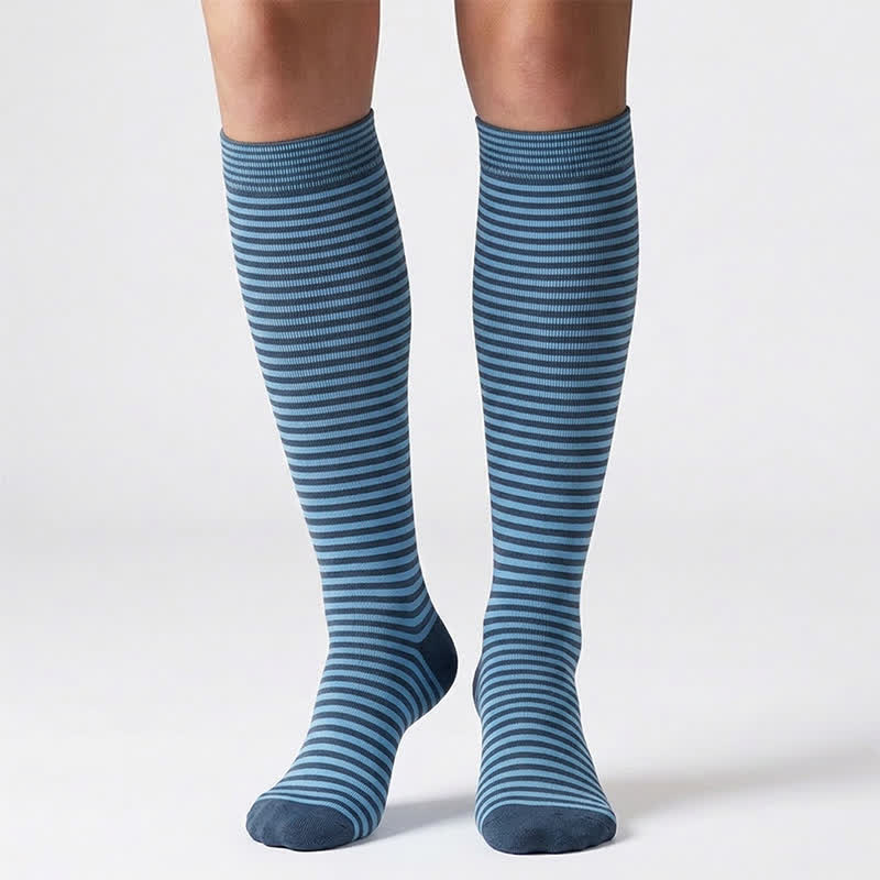 Plusock Blue Dots Compression Socks(6 Pairs) - image 6